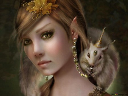 Красивая эльфийка