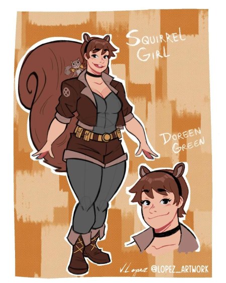 Девушка белка марвел ривалс