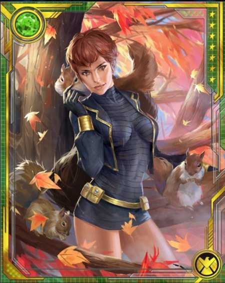 Девочка белка супергерой