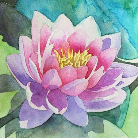 Рисунки цветов акварелью