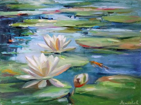 Кувшинки картина