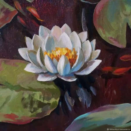 Живопись кувшинки сахаров
