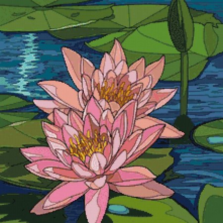 Кувшинка рисунок