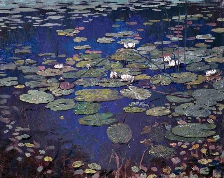 Клод моне картина кувшинки