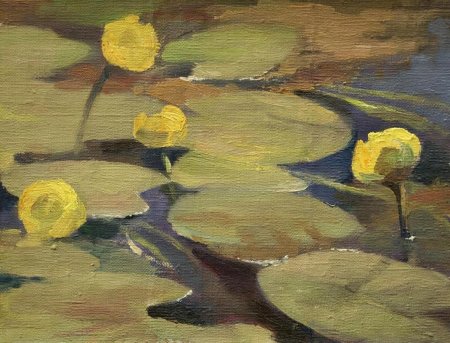 Ненюфары левитан