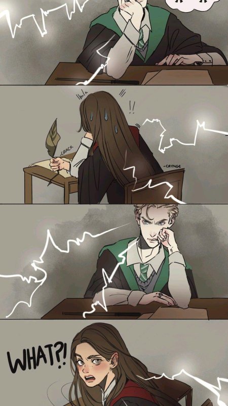 Аниме гарри поттер слизерин пэнси