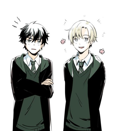 Драко малфой и гарри поттер аниме яой