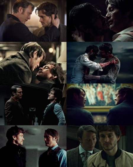 Мадс миккельсен ганнибал и уилл поцелуй