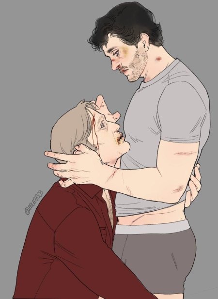 Уилл грэм и ганнибал лектор арт