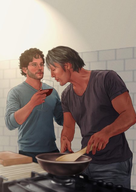 Ганнибал лектор и уилл грэм слэш