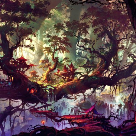 Лес фэнтези