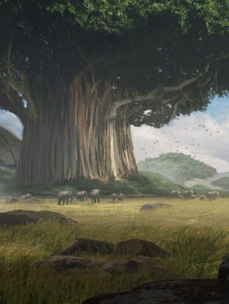 Саванна арт фэнтези