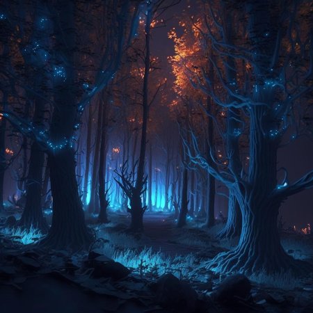 Лес фэнтези