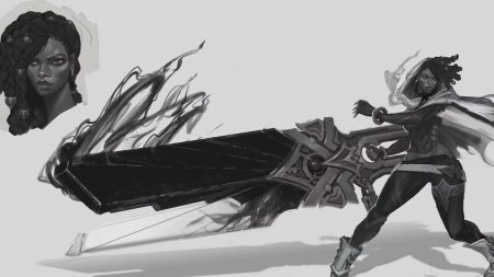 Сенна league of legends art