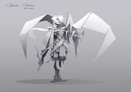 Оригами монстр