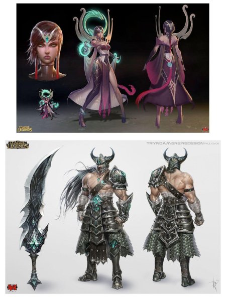 Лига легенд концепт арт