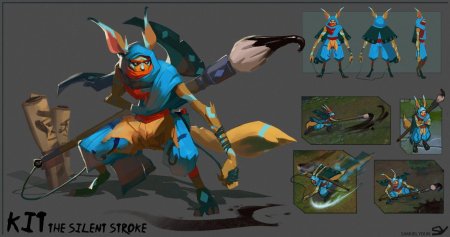 Концепты персонажей лига легенд