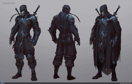 Шен лига легенд концепт арт