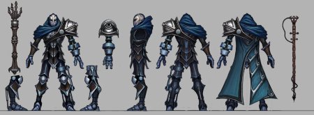 Концепт арт персонажа лига легенд