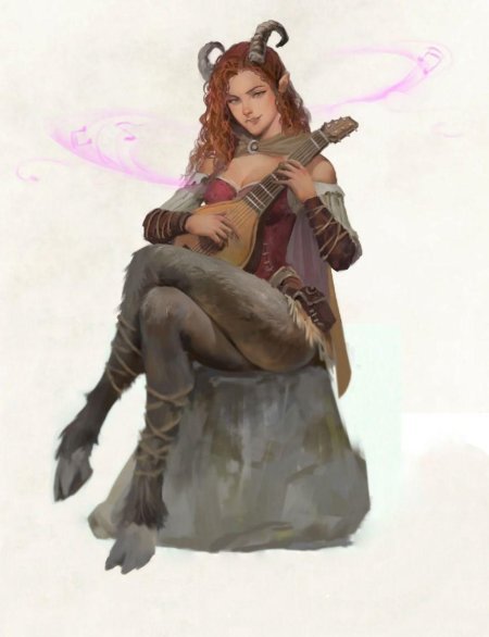 Тифлинг девушка