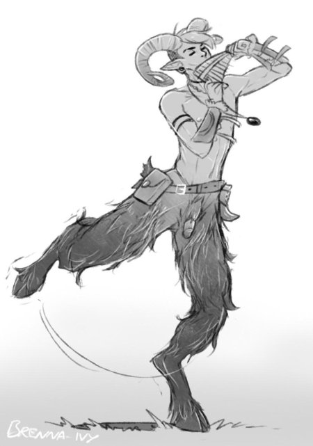 Фавн получеловек полукозёл