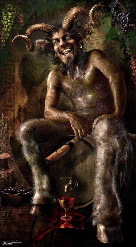 Фавн получеловек полукозёл