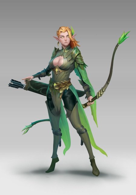 Эльфийка рин лучница