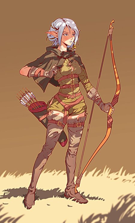 Днд лучница эльфийка