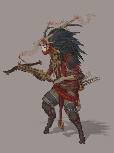 Шаман концепт арт
