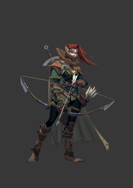 Эльфийка рин лучница