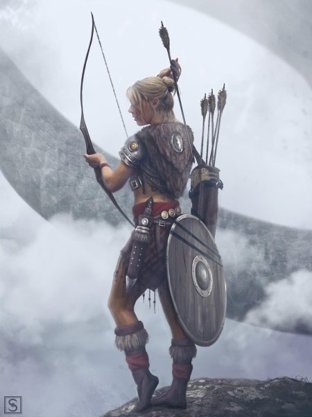 Лучник днд арт