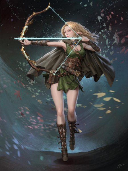 Лучница фэнтези