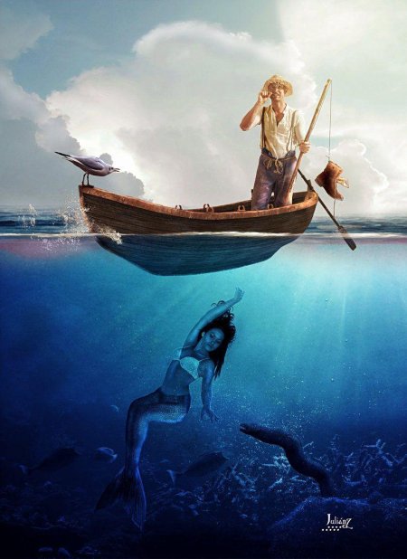 Девушка в лодке