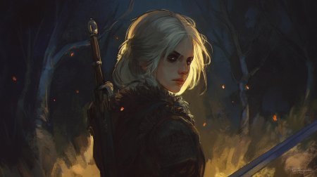 Цири ведьмак арт