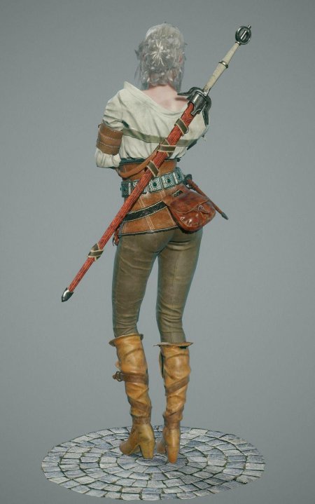 Цири ведьмак модель