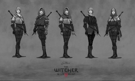 Цири ведьмак концепт