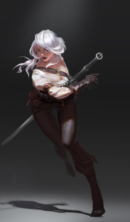 Цири ведьмак арт