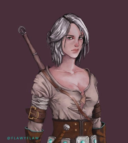 Цири ведьмак маленькая