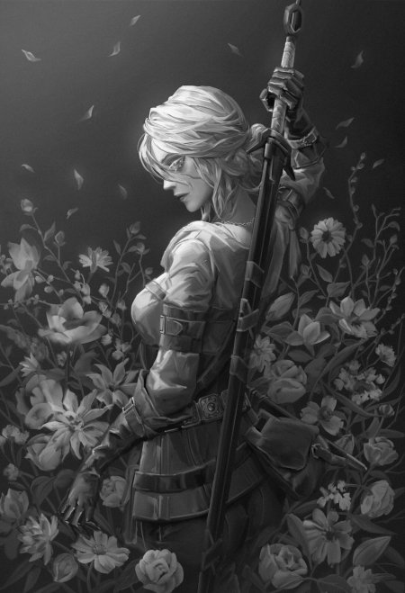 Ведьмак цири фан арты