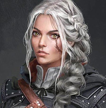 Цири ведьмак арт