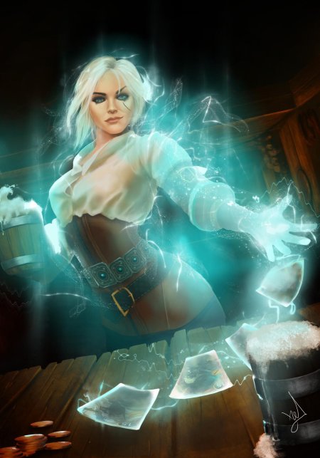 Цири ведьмак гвинт