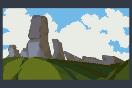 Стилизованный пейзаж