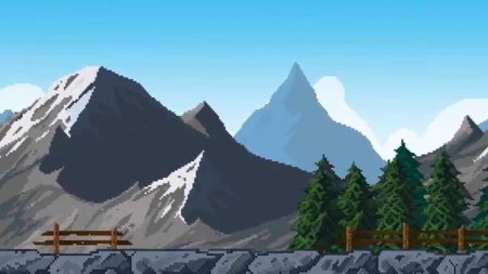 Пиксельный фон для д игры