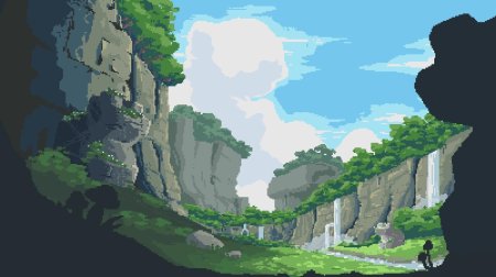 Пиксельные пейзажи