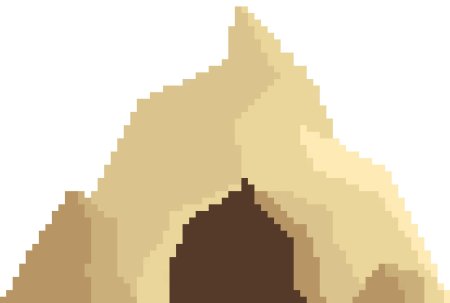 Пиксельная пещера