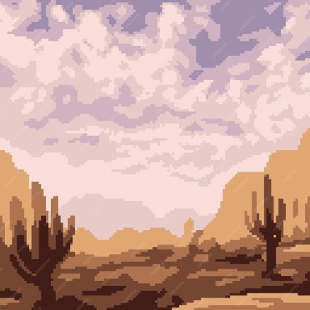 Пиксельная пустыня