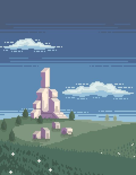 Pixel art game