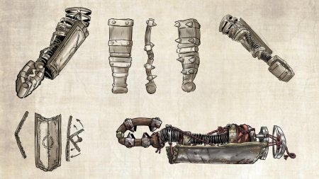 Протез руки днд