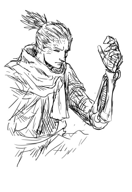 Персонажи карандашом