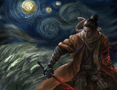 Самурай секиро волк